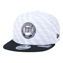 Boné Aba Reta Corinthians Branco Fit Futebol 9Fifty