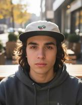 Boné Aba Reta Fitão Money Bege Five Penal