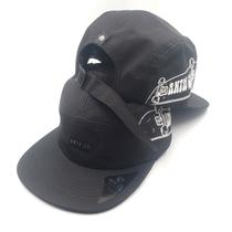 Boné Aba Reta Five Panel Skate preto Boné Aba Reta Five Panel Skate preto