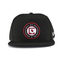 Boné Aba Reta QIX Internacional Skateboarding Cor:PretoTamanho:Único