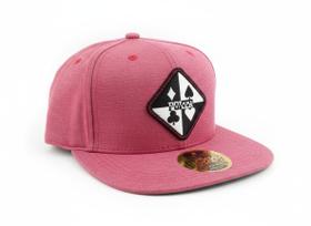 Boné Aba Reta Rosa Poker Snapback - Bordado Naipes Baralho Estilo Casual Streetwear Premium Boné Aba Reta Rosa Poker Snapback - Bordado Naipes Baralho Estilo Casual Streetwear Premium