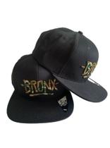 Boné Aba Reta Snapback Preto Com Bordado (camuflado)