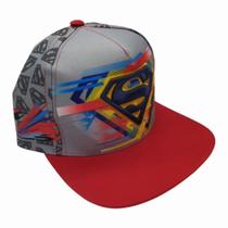 Boné Aba Reta Superman DC Comics Logo Oficial Original - 7908419394457