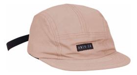 Boné Aba Reta Water Five Panel Strapback Impermeável Anth Co Cor:Rosé Boné Aba Reta Water Five Panel Strapback Impermeável Anth Co Cor:Rosé