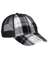 Boné Adams Vibe OS Branco Xadrez Preto com Tela Snapback
