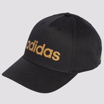 Boné Adidas Daily Preto e Dourado