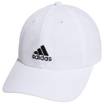 Boné adidas Relaxed Adjustable Fit Unissex para crianças branco/preto Boné adidas Relaxed Adjustable Fit Unissex para crianças branco/preto