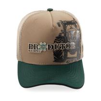 Boné Agro Bege Verde Estilo Produtor Rural Pampas Country Boné Agro Bege Verde Estilo Produtor Rural Pampas Country