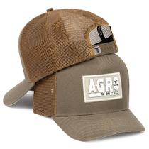 Boné Agro Peão Bruto Masculino Aba Curva Trucker Com Ajuste Texas Wind Original Boné Agro Peão Bruto Masculino Aba Curva Trucker Com Ajuste Texas Wind Original
