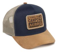 Boné Agro Peão Raiz Trucker Aba Curva Masculino Telinha Snapback Texas Wind