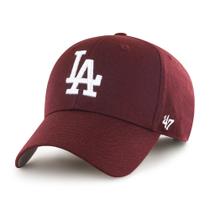 Boné Ajustável '47 Los Angeles Dodgers Bordô Escuro MLB Most Value Boné Ajustável '47 Los Angeles Dodgers Bordô Escuro MLB Most Value