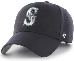 Boné Ajustável 47 MLB Seattle Mariners Azul Marinho Boné Ajustável 47 MLB Seattle Mariners Azul Marinho