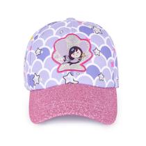 Boné Ajustável Com Glitter Respirável Infantil Feminino Little Mermaid Milk&Moo 46 Anos Boné Ajustável Com Glitter Respirável Infantil Feminino Little Mermaid Milk&Moo 46 Anos