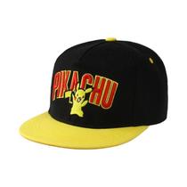 Boné Ajustável Pokémon Pikachu Estilo Hip Hop Desenho Animado Anime Para Adultos E Crianças