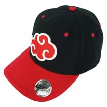 Boné Akatsuki Naruto Snapback Geek Bombeta Aba Curva