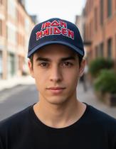 Boné Algodão Iron Maiden Fivela Metálica Preto Un