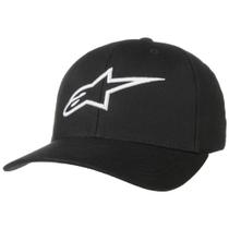 Boné Alpinestars Ageless Curve Cotton - Preto e Branco