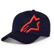 Boné alpinestars corp snap 2 casual preto- vermelho