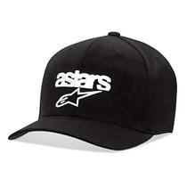 Boné Alpinestars Heritage Blaze Flex Fit Preto Branco Boné Alpinestars Heritage Blaze Flex Fit Preto Branco