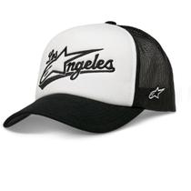 Boné Alpinestars Los Angeles Trucker Branco Preto
