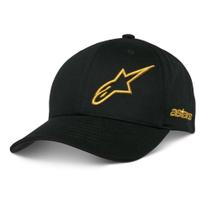 Boné Alpinestars Sessionized Regulagem Preto Aba Curvada