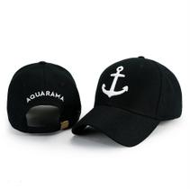 Boné Âncora Black II - Modelo Tradicional com Bordado em E.V.A