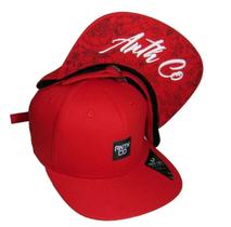 Boné Anth Co Fox Skate Aba Reta Bordado Strapback Fitão