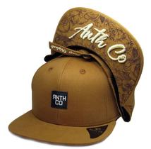 Boné Anth Co Fox Skate Aba Reta Bordado Strapback Fitão