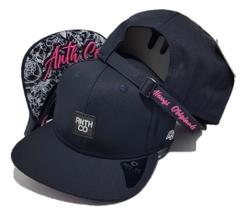 Boné Anth Co Fox Skate Aba Reta Bordado Strapback Fitão