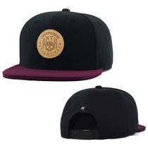 Boné Anth co Ollie Mescla Chumbo Aba Reta Aberto Com Ajuste Snapback