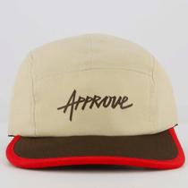 Boné Approve 5 Panel Peace and Luv Bege