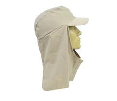 Boné Árabe Bege Helanca Prime Proteção Nuca