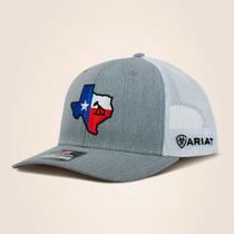 Boné Ariat Richardson Texas Flag Patch Cinza