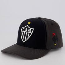 Boné Atlético Mineiro CAM Preto e Cinza