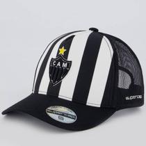 Boné Atlético Mineiro Trucker Americano Preto e Branco
