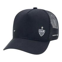 Bone Atlético Mineiro Trucker Silk Frente Esquerda Microfibra U