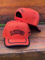 Boné Aztec Escrita Vazada Laranja Boné Aztec Escrita Vazada Laranja