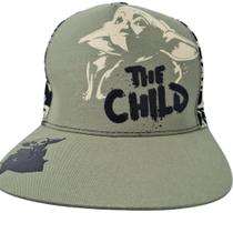 Boné Baby Yoda Unissex Adulto Oficial Verde Boné Baby Yoda Unissex Adulto Oficial Verde