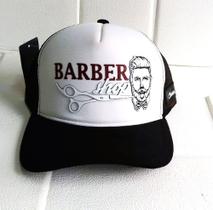 Boné - Barbeiro branco e preto Boné - Barbeiro branco e preto
