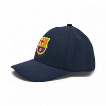 Boné Barcelona Aba Curva SuperCap Bordado - Azul Escuro Boné Barcelona Aba Curva SuperCap Bordado - Azul Escuro