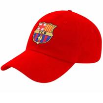 Boné Barcelona Aba Curva SuperCap Bordado - Vermelho Boné Barcelona Aba Curva SuperCap Bordado - Vermelho