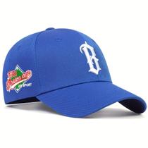 Boné Baseball Bordado Letra B Casual Ajustavél Esportivo - Boné Baseball Bordado Letra B Casual Ajustavél Esportivo -