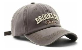 Boné Baseball Brooklyn Retrô Algodão Bordado Luke Sports -