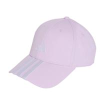 Boné Baseball Três Listras Adidas Cor:Rosa Boné Baseball Três Listras Adidas Cor:Rosa