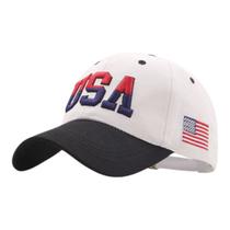 Boné Baseball USA Baseball Estados Unidos Baseball EUA - Branco Boné Baseball USA Baseball Estados Unidos Baseball EUA - Branco