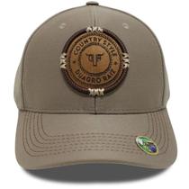 Boné Básico Aba Curva Cappuccino Country Style Original Duagro