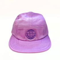 Boné Baw 5 Panel Baw x Smiley Lilas
