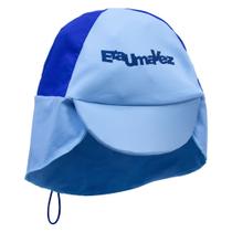 Boné Bebê Azul com Proteção UV50+ - Ideal para Passeios