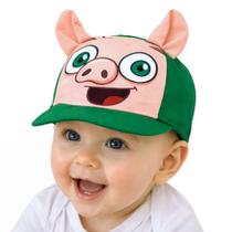 Boné Bebê Mascote Palmeiras Porquinho Oficial Boné Bebê Mascote Palmeiras Porquinho Oficial