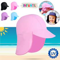 Boné Bebê Proteção Solar UV 50+ UVA UVB Praia Piscina Menina e Menino Boné Bebê Proteção Solar UV 50+ UVA UVB Praia Piscina Menina e Menino